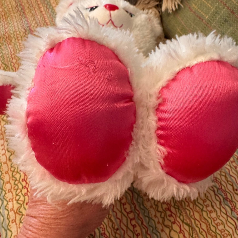 Build-A-Bear White and Pink Sassy Kitty Plush Toy - Picture 11 of 12
